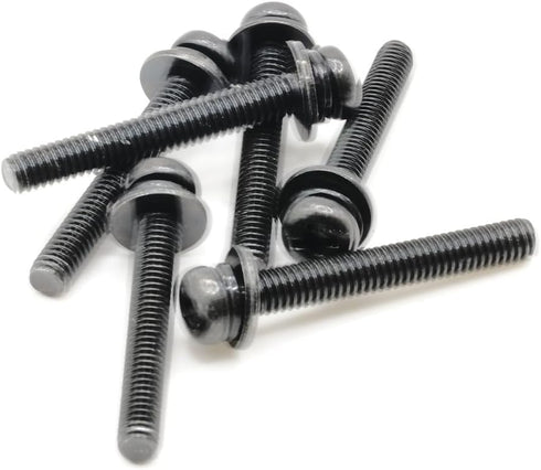 ReplacementScrews 1 Set of Metric Screws (Model RS-198299) Pan Head - Philips Drive - Black Plated (Pack of 6)...