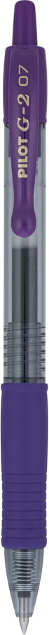 PILOT, G2 Premium Gel Roller Pens, Fine Point 0.7 MM, Grape, Pack of 12 (Dozen Box)...