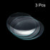 PATIKIL 120 mm Diameter Watch Glass, 3 Packs Beaker Cover Smooth Edges Chamfered Arc for Laboratory, Transparent...