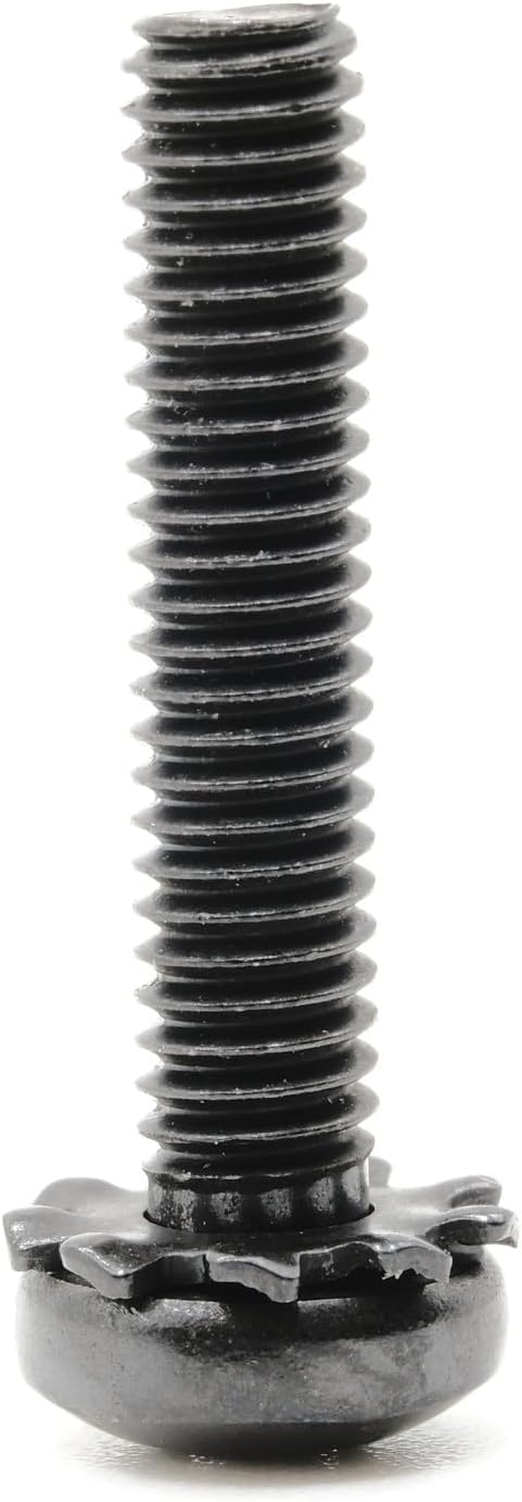 ReplacementScrews 1 Set of Metric Screws (Model RS-198358) Pan Head - Philips Drive - Black Plated (Pack of 8)...