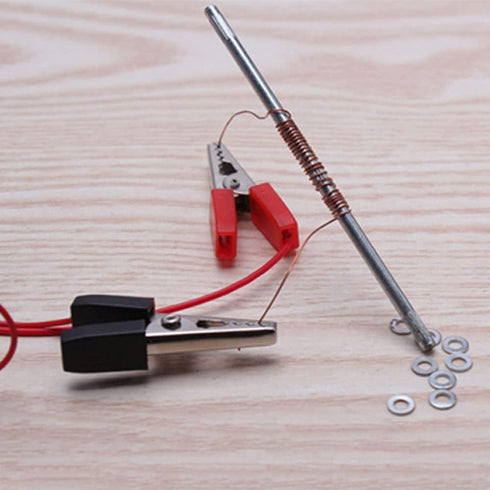 E-outstanding 1 Set Physics Experiment Homemade Electromagnet experiment DIY kit for Physical and Science project...