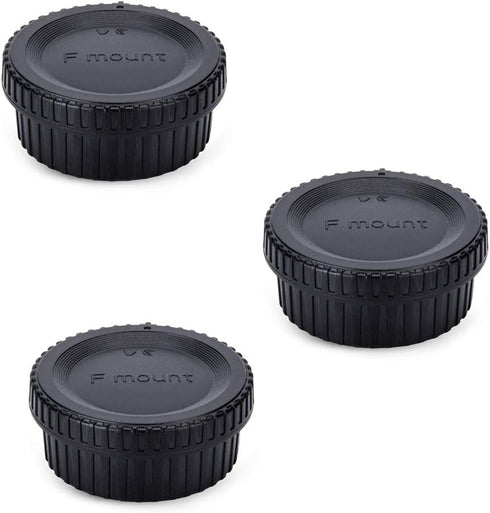 Rear Lens Cap & Body Cap Cover for Nikon F Mount Camera D3500 D3400 D3300 D3200 D3100 D3000 D7500 D7200 D7100 D5600 D5500 D5300 D5200 D5100 D5000 ...