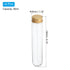 PATIKIL 80ml Plastic Test Tubes with Screw Caps, 6Pcs 156x30mm Tubes for Scientific Party Decoration Candy Bead Storage Bath Salt Lab Use, Gold To...