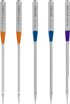 SINGER 04803 Regular Point Overlock Needles, 5-Count, Sizes 80/12, 90/14, 100/16...