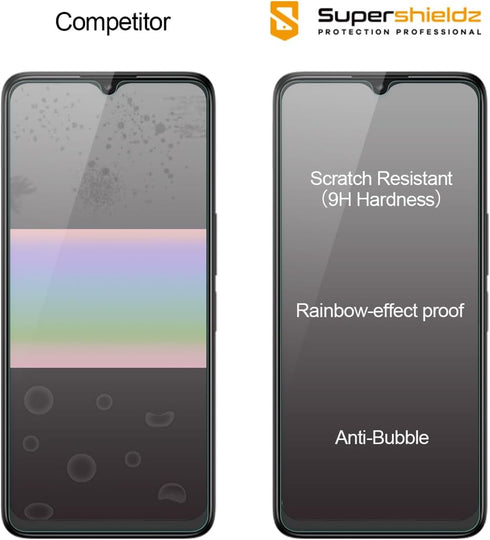 Supershieldz (2 Pack) Designed for TCL 40 X 5G / TCL 40 XE 5G Tempered Glass Screen Protector, Anti Scratch, Bubble Free......
