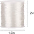 328ft Clear Bead Cord Crystal Elastic Stretchy Bracelet String for Jewelry Making Necklace Bracelet Beading Thread, 0.8 mm...