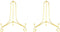 Artliving (2 pack 4" Iron Display Stand, Gold Small Iron Easel Plate Display Photo Holder Stand, Displays card,cookie, Decorative Plates,Artwork...