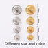 11 Pieces Metal Eagle Badge Buttons Set for Men's Blazer Suit Sport Jacket Coat Uniforms Gold (20MM 15MM)...