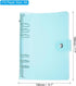 PATIKIL A6 Clear Binder Cover, Soft PVC Loose Leaf Binder Protector Refillable Notebook Shell with Snap Button Closure for DIY Meeting Notebook Fo...