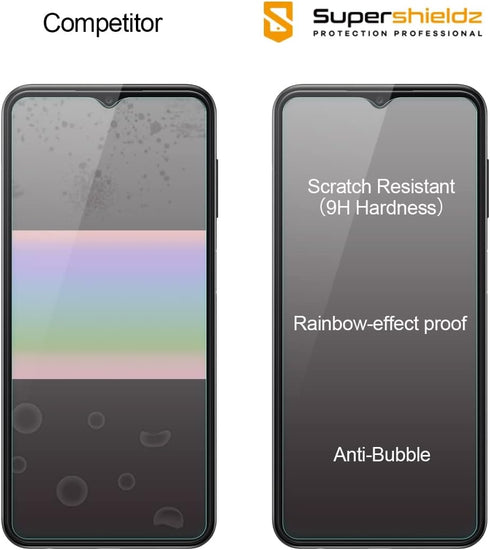 Supershieldz (2 Pack) Designed for Samsung Galaxy A13 5G / A13 LTE/Galaxy A12 screen protector Tempered Glass Screen Protector, Anti Scratch, Bubb...