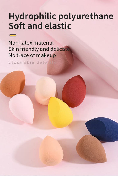 Blender Makeup Sponge For Blending, Latex Free Makeup Sponge, Soft and Bouncy Beauty Blender Sponge Set For Face Cream, BB Cream, Foundations, Pow...