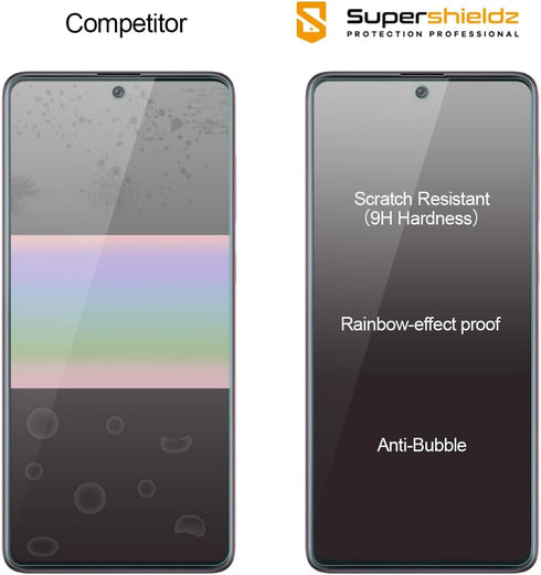 Supershieldz (2 Pack) Designed for Samsung Galaxy A71 (4G Version Only) Tempered Glass Screen Protector, Anti Scratch, Bubble Free...