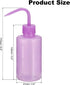 PATIKIL 250ml Wash Bottle, Plastic Squeeze Bottle Narrow Mouth Bottle Watering Tools for Lab Cleaning Washing Irrigation Liquid Storage, Purple...