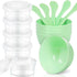 LEOBRO 5pcs 4.5 oz Plastic Boxes, 5pcs Mixing Bowls, 5pcs Mixing Spoons, DIY Craft Tools...