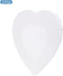 PATIKIL Paint Canvases Panel for Painting, 2 Pack 8x8 Inch Heart Shape Wood Frame Stretched Blank Art Board Panels for Acrylic, Oil, Tempera Paint...