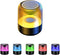 Bluetooth Speaker, Portable Wireless Speaker, with TWS Paring, RGB Lights, for Home/Party. (Chinese Boot Sound and Simple Packaging Box)...