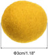 PATIKIL Wool Felt Balls Beads Wool Felting Pom 3cm 30mm Light Yellow for Home Crafts Handcrafts Project DIY Pack of 10...