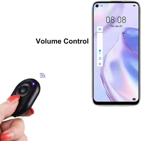 Bluetooth Page Turner Remote for iPhone - Bluetooth Camera Remote,Tiktok Remote and Powerpoint Remote Clicker for iPad (black)...