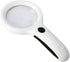 9-Led Bulbs Illuminated Lighting Glass Lens Handheld Magnifier 8X Magnifying for Coin Jewelry...