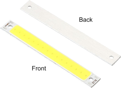 PATIKIL 1W DC 3-3.7V LED Chip Bulb,Aluminum COB Lamps Bulb White Light 6500K 100LM 300mA 60x8mm for Home Reading, Landscape Light - 3 Pack...