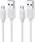 Smays USB to Micro USB Cable 3ft Charging Cord White...