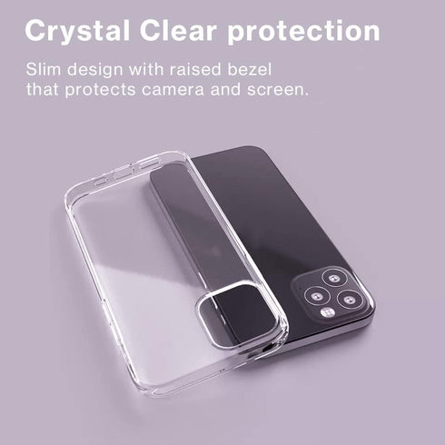 Astra Case for Iphone 14 Pro Max Crystal Clear 6.7 inch, Non-Yellowing, Anti-scratch, Slim Fit, Non-slip Bumper Protective Shockproof Cover (Pack ...