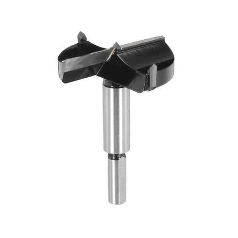 Forstner Drill Bit 60mm (2-3/8") K30/C1 Tungsten Carbide Tip Triangle Shank Wood Forstner Bit Opener Cutter for Hinge Hole Drilling Woodworking...