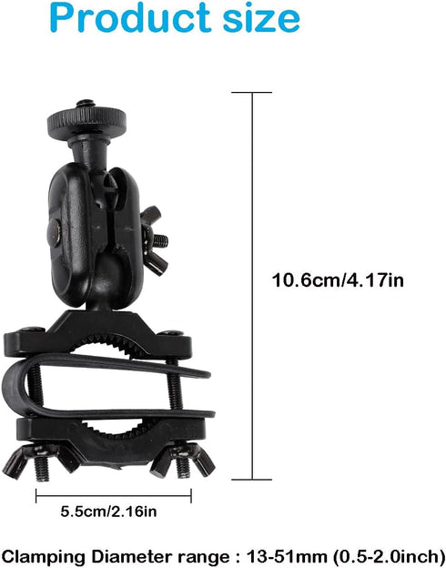 PellKing Dash GoPro Mount Rear View Mirror Holder Suction Cup Kit with Compatible with Insta360 X4/X3,One R,Rs,GoPro 11,10,9,8,7,6,5 etc and Other...