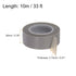 PTFE Film Tape Roll, 0.8" x 33 ft High Temperature Tape 0.13mm Thickness with Single Side Adhesive for Vacuum Sealer Machine, Hand Impulse Sealers...