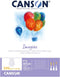 Canson Imagine Mixed Media 200gsm Paper, Natural White, A5 pad Including 50 Sheets...