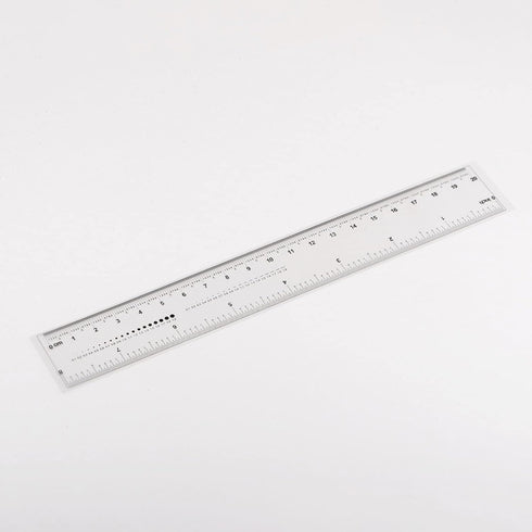 Film Flexible Ruler 8 Inch 0.1mm Scale PET Plastic Covered Folding Straight Ruler Calibration Soft Ruler Measuring Tool for Factory, Transparent...