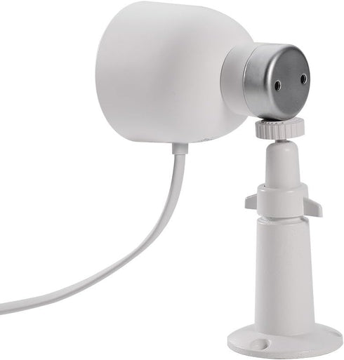 HOLACA Compatible for Nest Cam Wall Mount Versatile Aluminum Bracket Compatible for Google Nest Cam Outdoor Security Camera (White-Aluminum)...