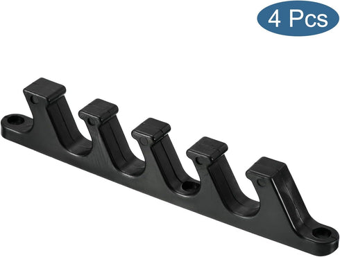 PATIKIL Chaise Adjustment Bracket, 4 Pack 5 Position Lawn Furniture Multi Position Back Support Adjuster for Outdoor Lounge Patio, Black...