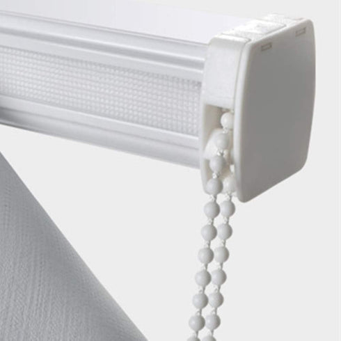 FQTANJU 10 Yards Roller and Roman Shade Blind Beaded Chain Cord?White Plastic Roller Blind Beaded Chain Repair?Roller Curtain Bead Rope,Blind Bead...