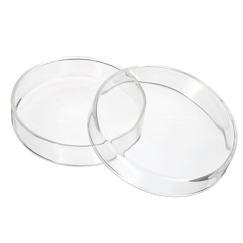 PATIKIL 120mm High Borosilicate Glass Petri Dishes with Lids, Petri Plates for Lab Science Experiment, Clear...