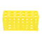PATIKIL 80 Wells Tube Rack, 1 Pcs Vial Rack Four Panel Centrifuge Tube Holder for Microcentrifuge Tubes 0.5/1.5/2/10/15/50ml, Yellow...