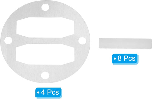 PATIKIL Head Gasket Kit Reed Valve Replacement, 4 Sets Central Pneumatic Air Compressor Parts...