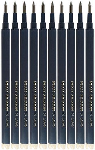 Pilot Gel Ink Refills for FriXion Erasable Gel Ink Pen, Fine Point 0.7mm, Blue Black Ink, Value Set of 10...