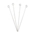 E-outstanding Reusable Inoculating Loop Inoculating Rod Kit Laboratory Research Teaching Tools (5pcs 3mm Inoculating Ring + 5pcs 4mm Inoculating R...
