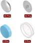 HARFINGTON 40 Sets Self Cover Button Kit 38mm Aluminum Button with 2 Tools...