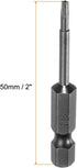 10ps TS8 Star 5 Point Screwdriver Bit 1/4" Hex Shank 2" Length Magnetic Security Torx Head Screw Driver Power Tool...