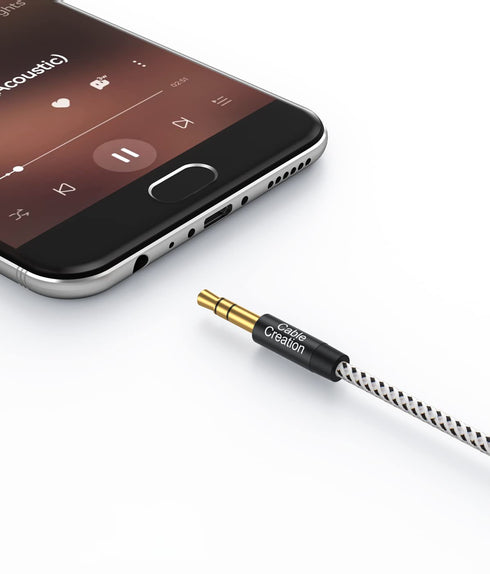 CableCreation Aux Cord (3FT/0.9M), 3.5mm Audio Cable Aux to Aux Cable 1/8 Auxiliary Stereo Audio Cable Male to Male for Car Headphones,Speaker, Ta...