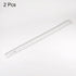 2pcs Film Flexible Ruler 16 Inch 0.1mm Scale PET Plastic Folding Straight Ruler Calibration Soft Ruler Measuring Tool for Factory, Transparent...