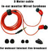 3 Pack 10FT Earbuds 3.5mm Stereo 3 Pole Headset Earphones 3 Meter Long Extension Wired Cord Cable Earphone Monitor in-Ear Headphone for Live Strea...