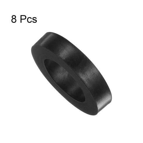 8pcs Rubber Spacer 2 Inch OD 1 Inch ID 0.4 Inch Thick Neoprene Round Anti Vibration Isolation Pads Isolator Rubber Washers Bushings for Home Cars ...