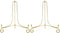 Artliving Metal Plate Stands for Display - 10-Inch Adjustable Easel Holders for Large Decorative Plates, Picture Frames, Cookbooks - Gold (2-Pack)...