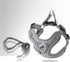Dog Harness with Leash Set, No Pull Dog Harnesses with Breathable Padded Puppy Harness for Small Dogs Training and Running(XS, Gray)...