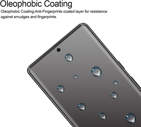 Supershieldz (2 Pack) Designed for Google (Pixel 7 Pro) Tempered Glass Screen Protector, 3D Curved Glass, Anti Scratch, Bubble Free (Black)...