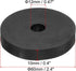 PATIKIL Multi Purpose Rubber Spacer, 10 Pcs 2.4"OD 0.47"ID 0.4"Thickness Neoprene Round Anti-Vibration Isolation Pads Isolator Rubber Bushings Spa...