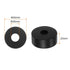 8pcs Rubber Spacer 2 Inch OD 0.8 Inch ID 0.8 Inch Thick Neoprene Round Anti Vibration Isolation Pads Isolator Rubber Washers Bushings for Home Car...